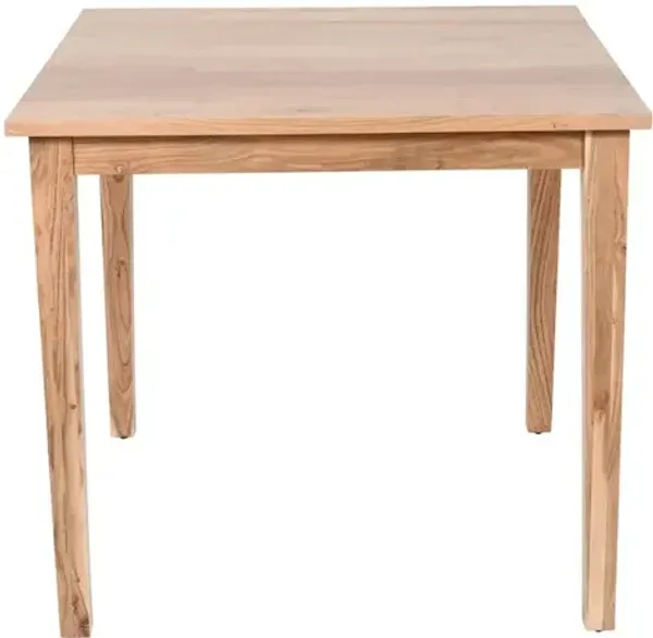 Jofran Colby 40 Square Traditional Classic Solid Hardwood Counter Height Dining Table