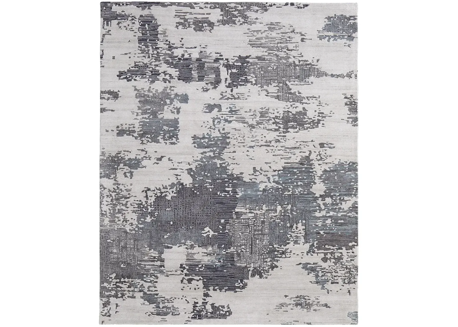 Zarah 8917F Ivory/Gray/Blue 5' x 8' Rug