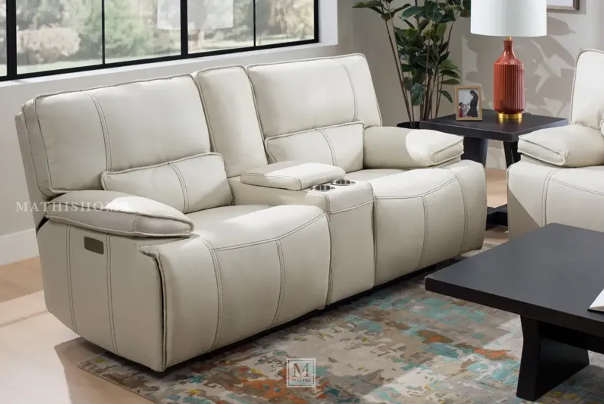 Coconut Loveseat With Console