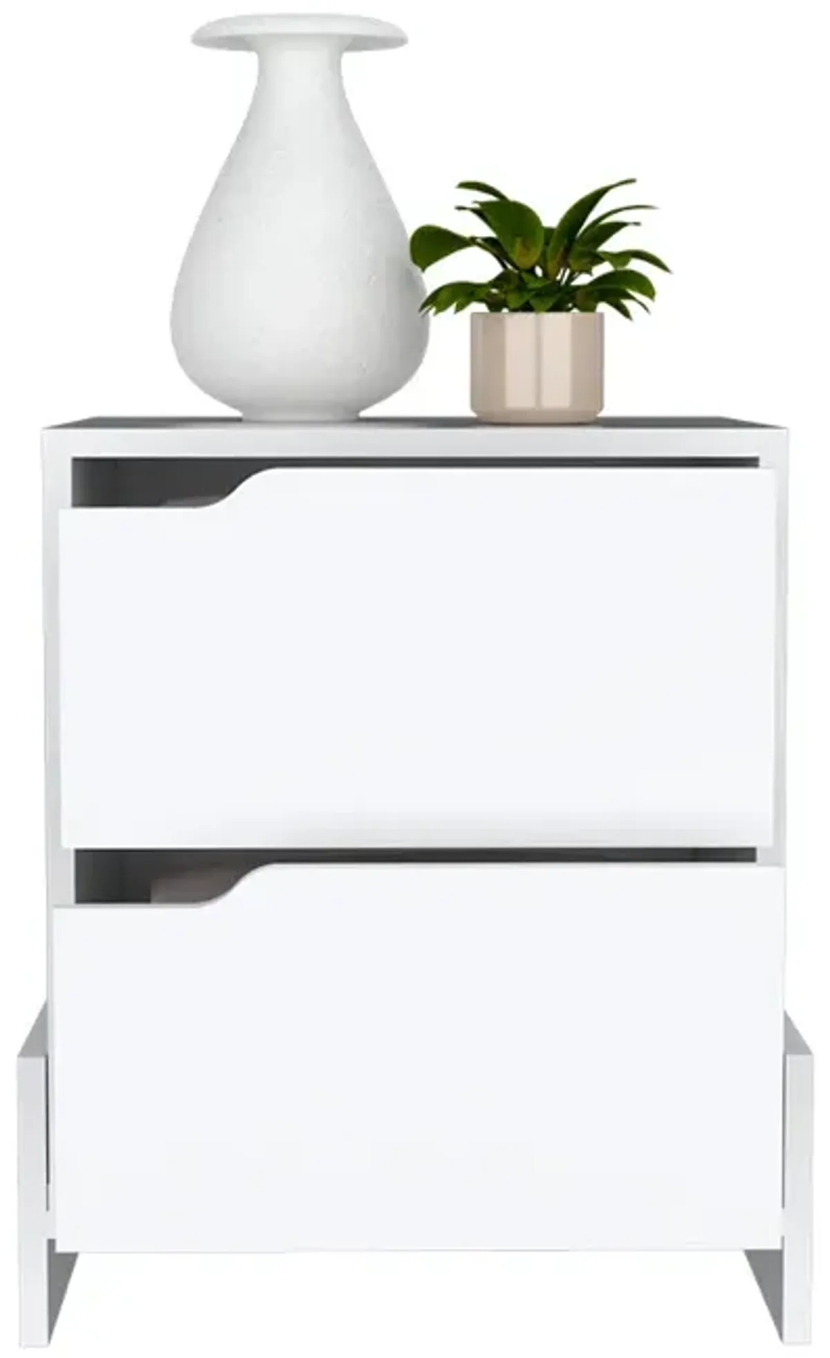 Nightstand Brookland, Bedroom, White