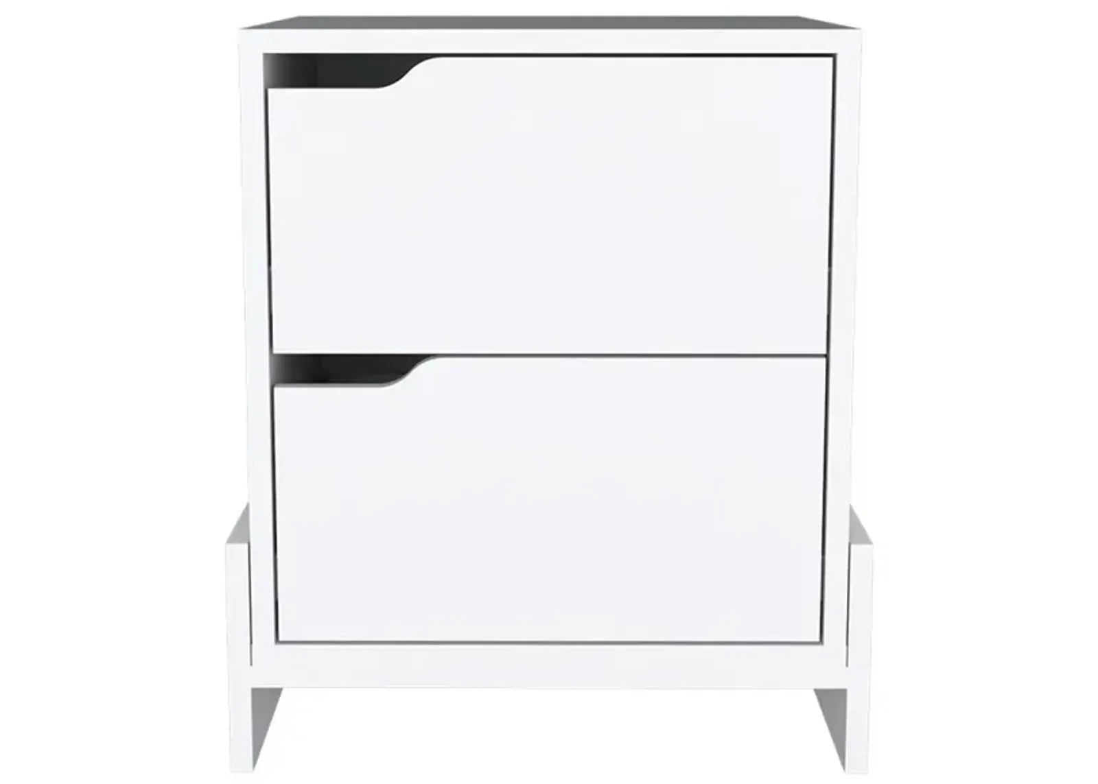 Nightstand Brookland, Bedroom, White