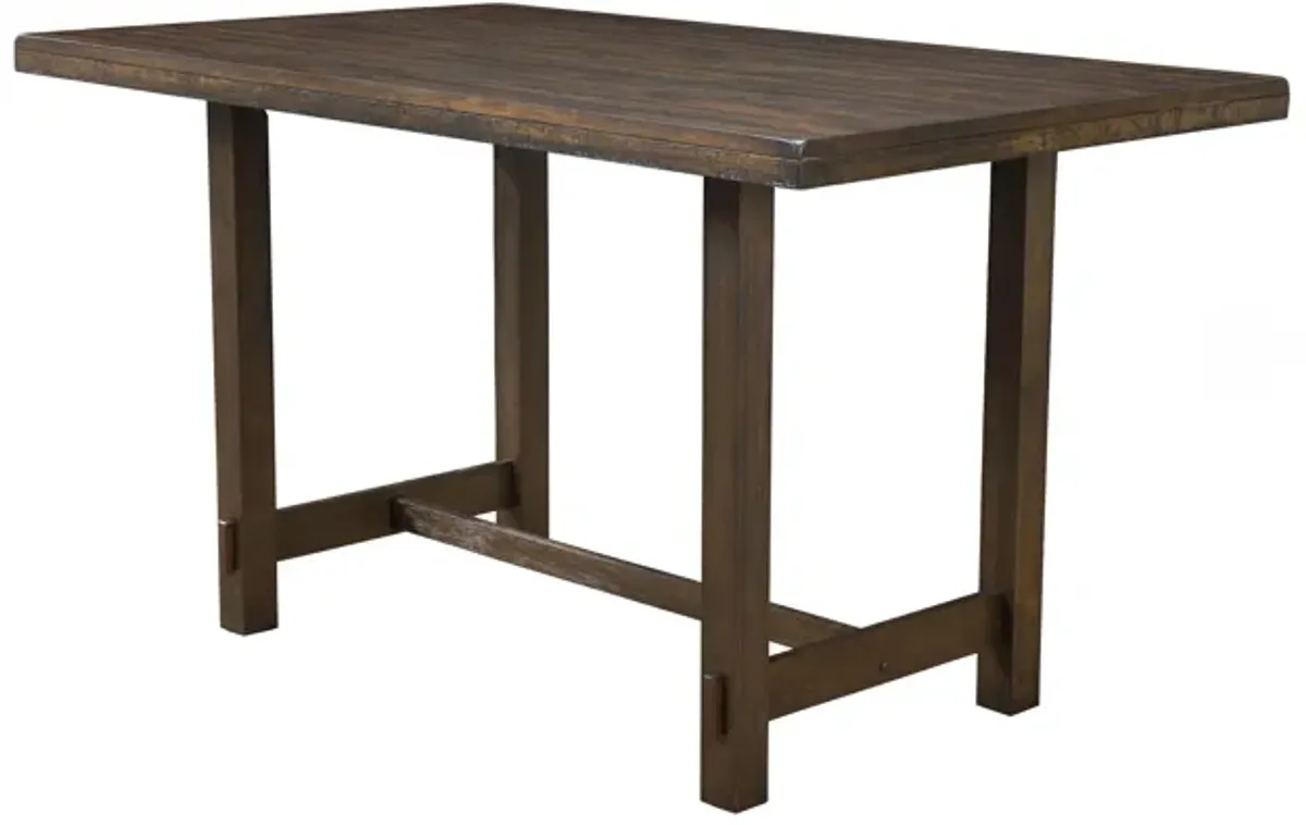 Emery Pub Height Dining Table, Walnut