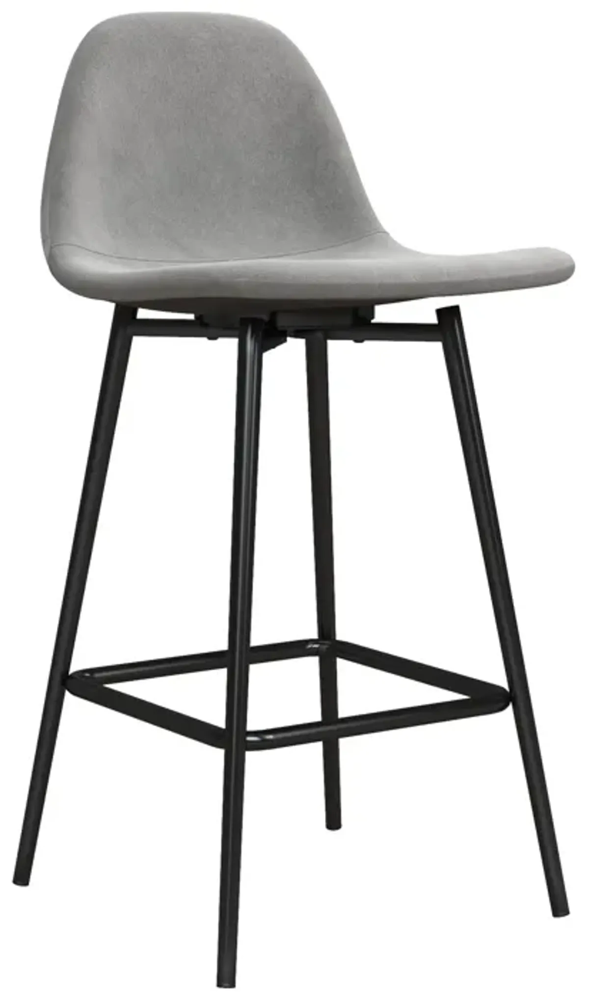 REALROOMS Brandon Upholstered Counter Height Bar Stool