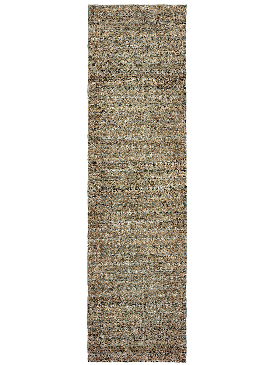 Atlas 2'6" x 12' Blue Rug