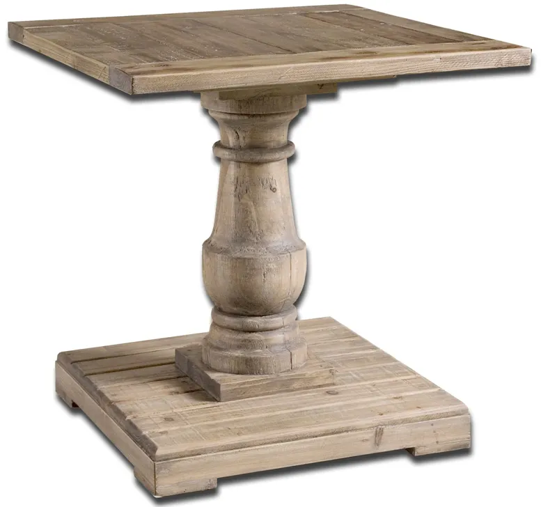 Uttermost Stratford Pedestal End Table