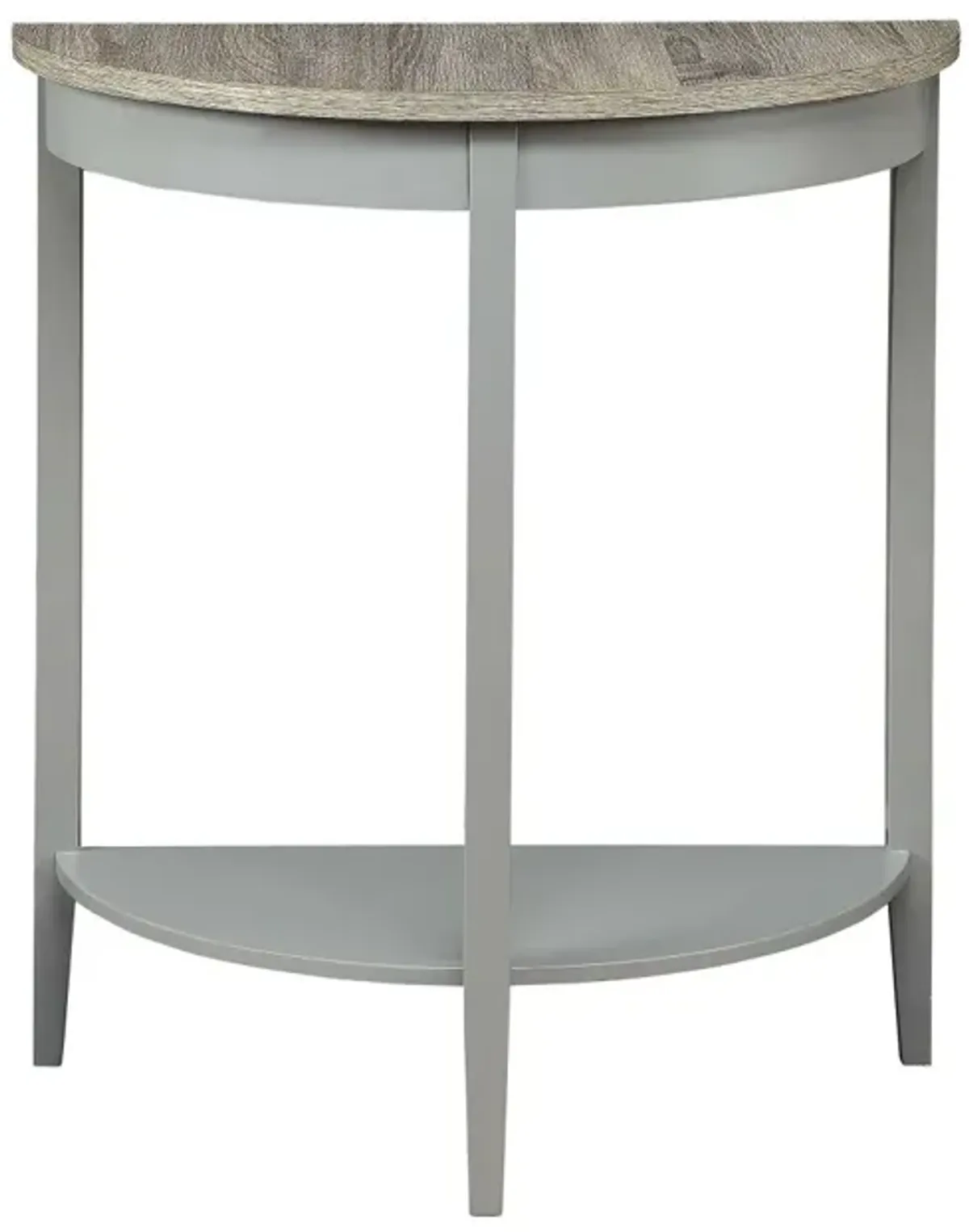 Justino Console Table In Gray Oak & Gray