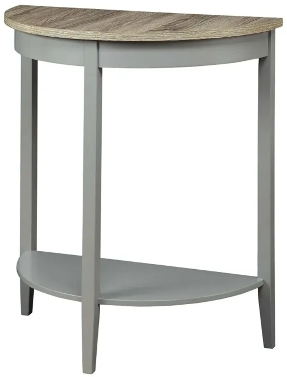 Justino Console Table In Gray Oak & Gray