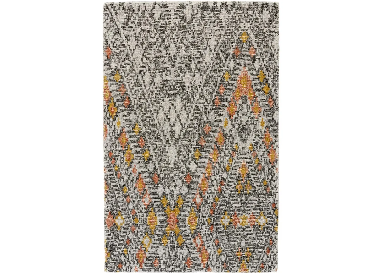 Arazad 8476F Gray/Ivory/Orange 3'6" x 5'6" Rug