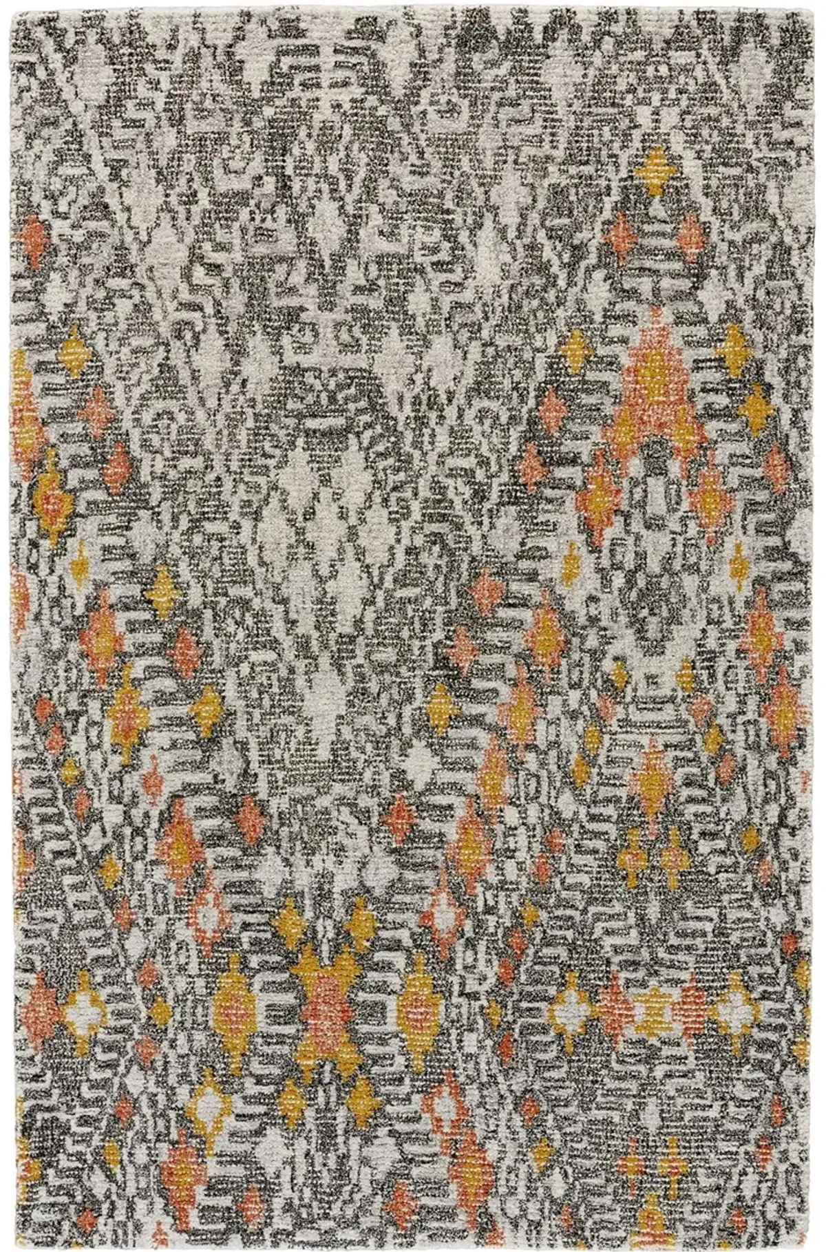 Arazad 8476F Gray/Ivory/Orange 3'6" x 5'6" Rug