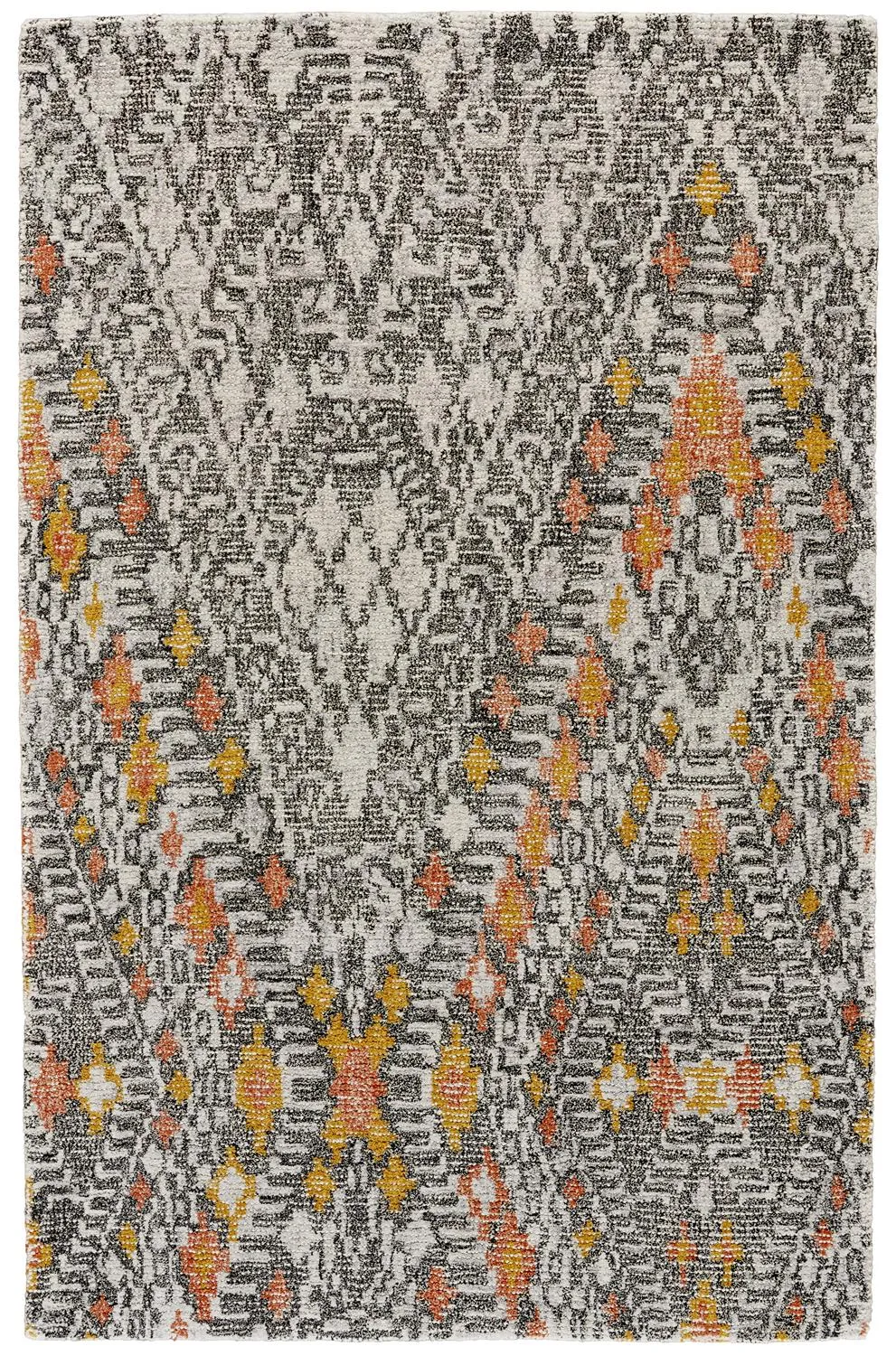 Arazad 8476F Gray/Ivory/Orange 3'6" x 5'6" Rug