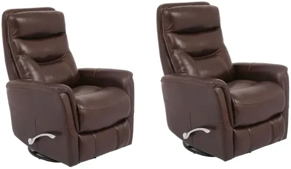 Parker Living Gemini - Robust Swivel Glider Recliner Two Pack