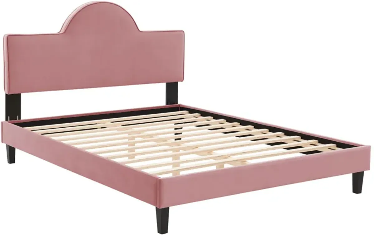 Soleil Performance Velvet Queen Bed