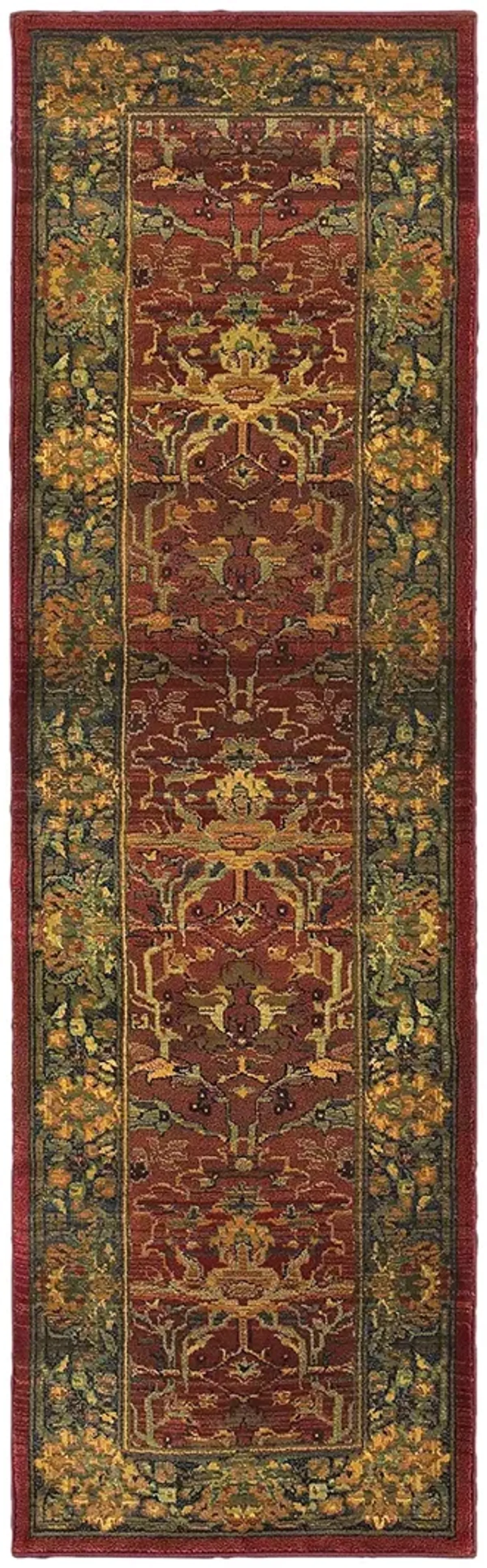 Kharma 2'3" x 7'6" Red Rug