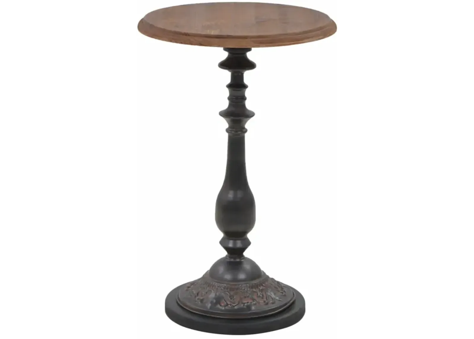 vidaXL End Table Solid Fir Wood 15.7" x25.2" Brown