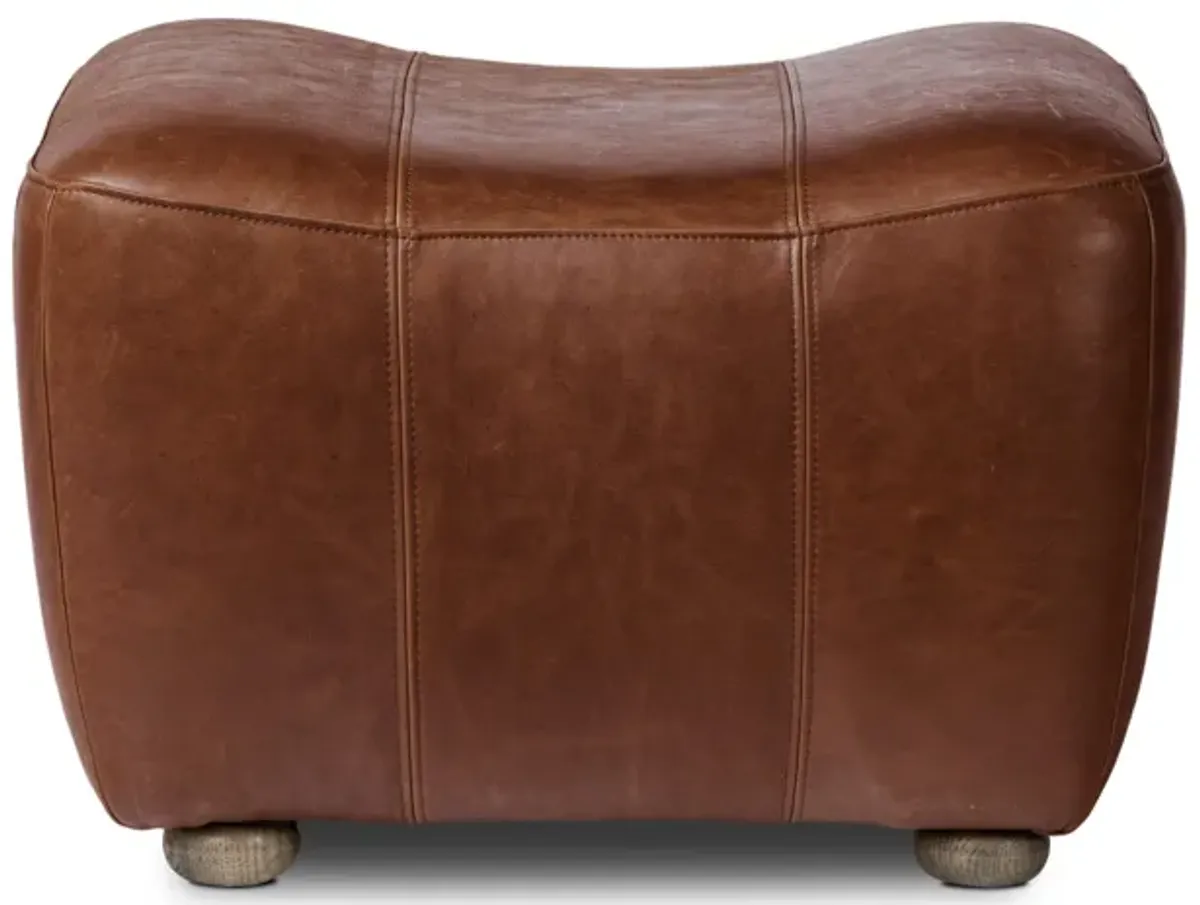 Kylo Dulane Mahogany Ottoman