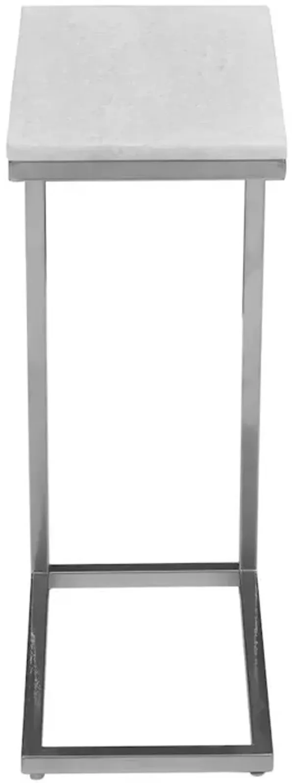 Jofran Aurora Solid Marble Modern Luxury Glam Accent C-Table (Set of 2)