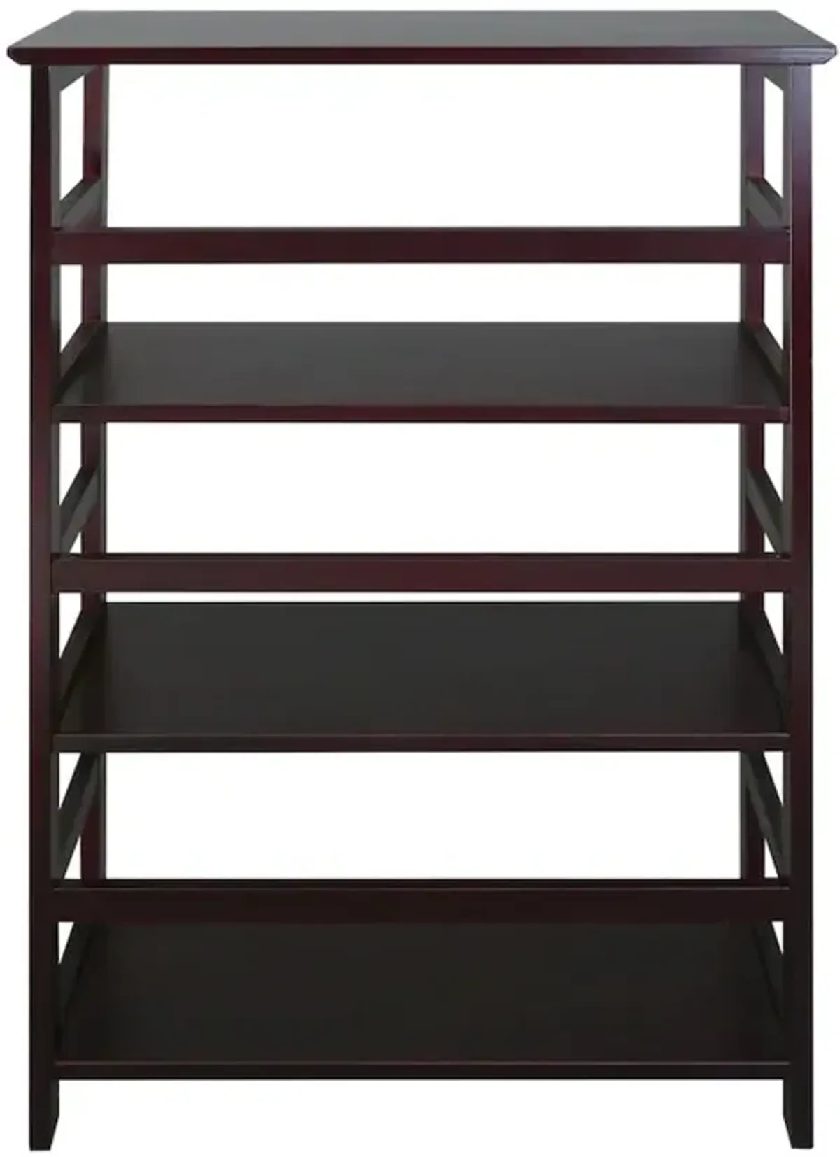 Soho Manhattan 4-Shelf Bookcase 26" Wide - Espresso