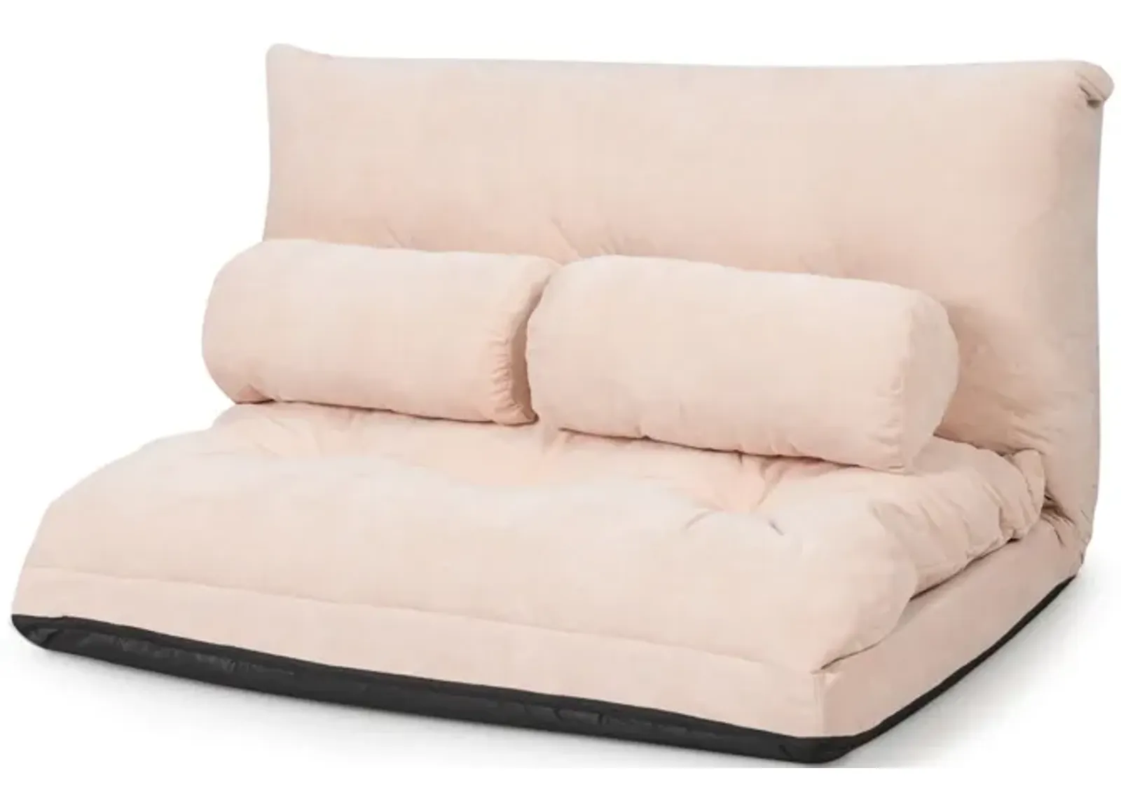 6-Position Adjustable Sleeper Lounge Couch with 2 Pillows