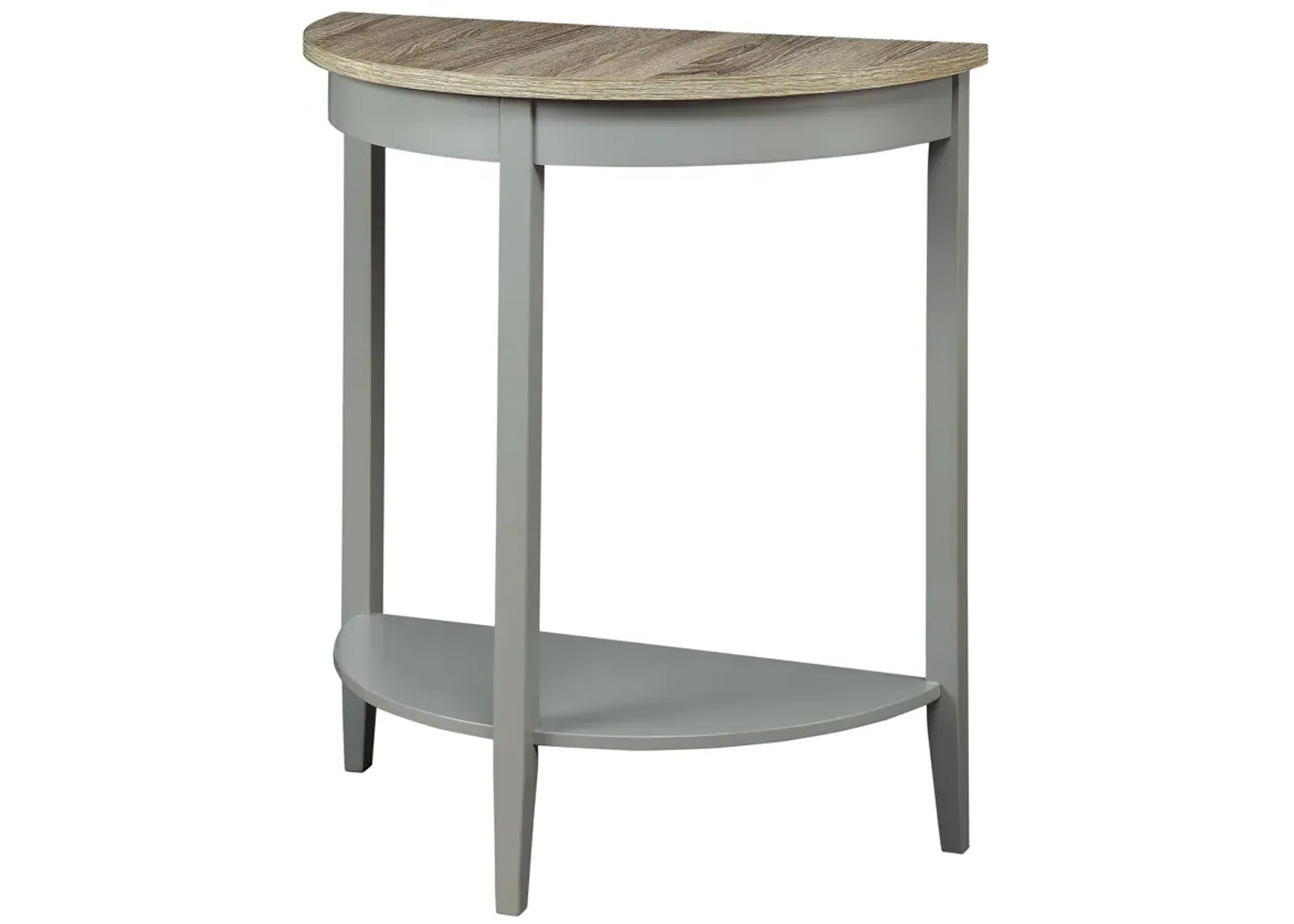 ACME Justino Console Table, Gray Oak & Gray