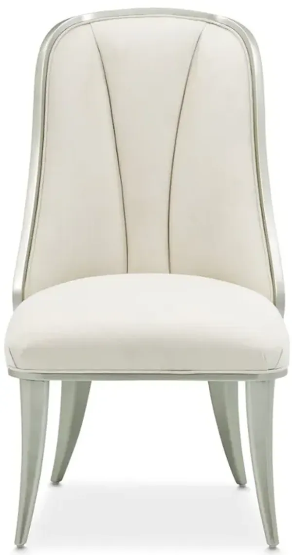 Michael Amini Penthouse Side Chair, Set of 2 - Ash Gray Set of 2