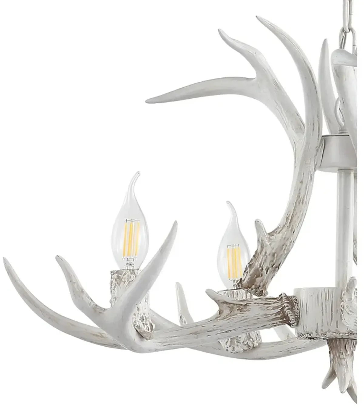 Eldora Adjustable Resin Antler LED Chandelier