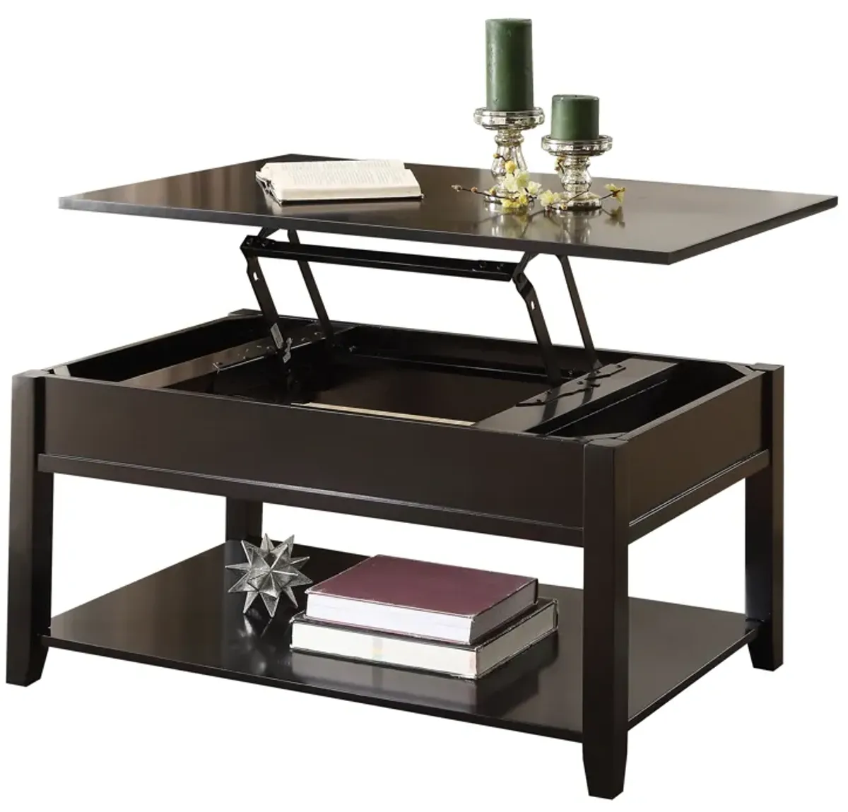 ACME Malachi Coffee Table w/Lift Top, Black