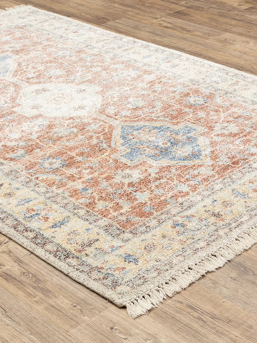 Malabar 8' x 10' Orange Rug