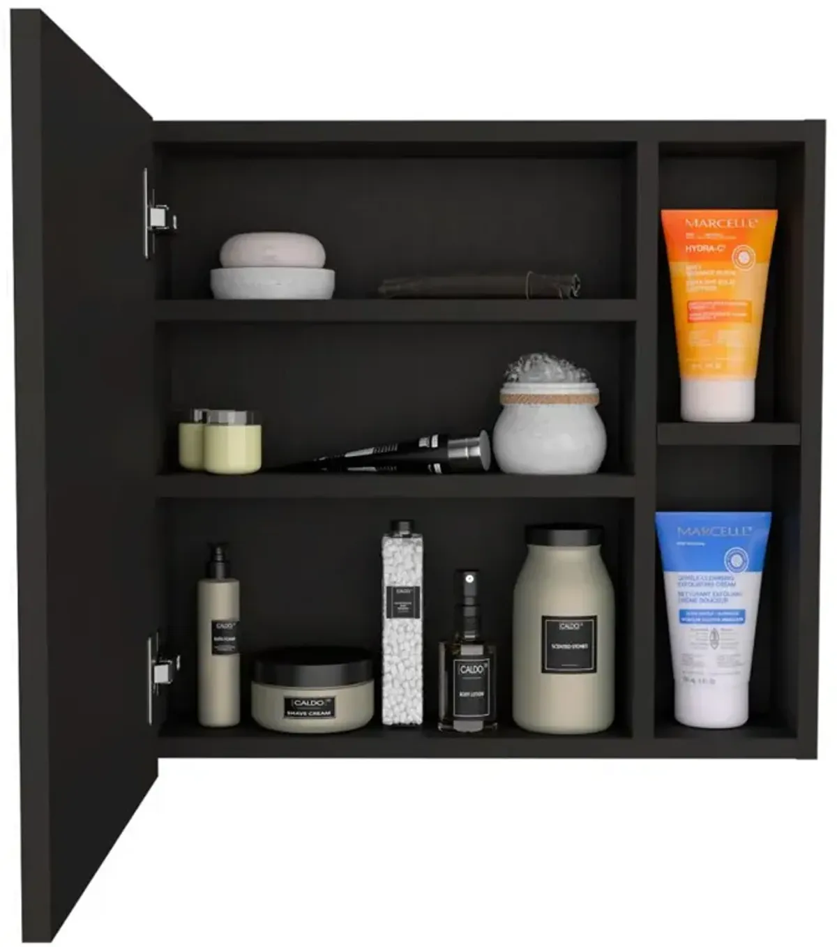 Medicine Cabinet Viking, Bathroom, Black