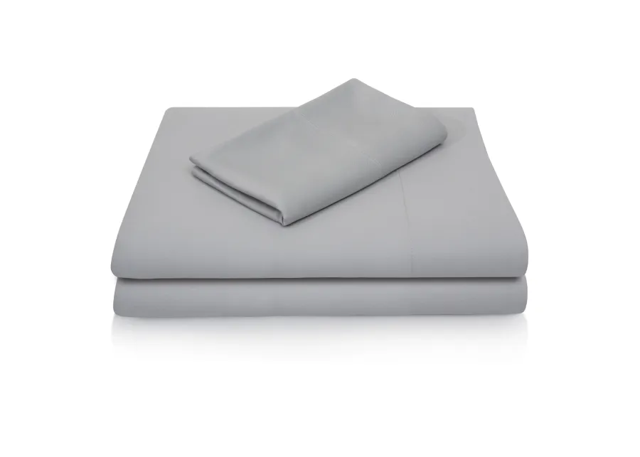 Malouf Rayon Split King Bamboo Sheet Set in Ash