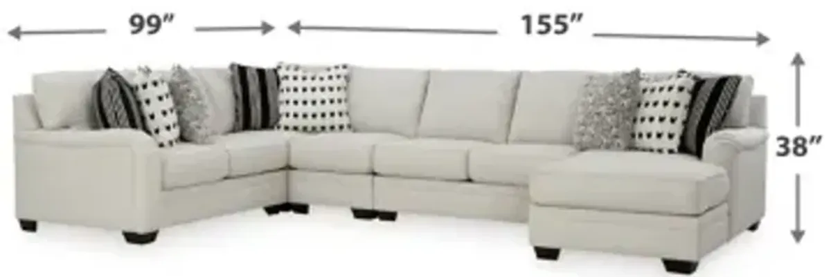 Huntsworth 5-Piece Sectional with Chaise