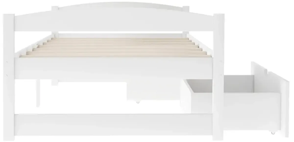 Merax Simple Style Platform Bed with Drawers