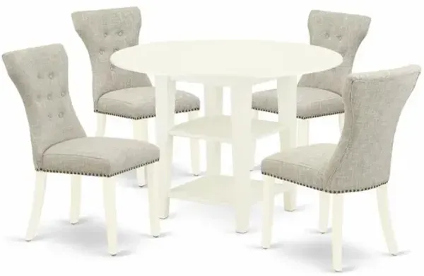 Dining Room Set Linen White