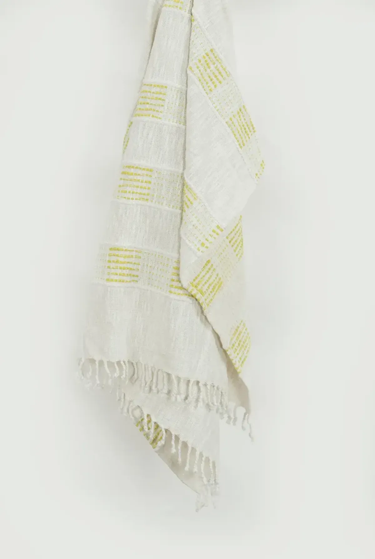 Yellow/Natural 50" x 60" Throw Blanket