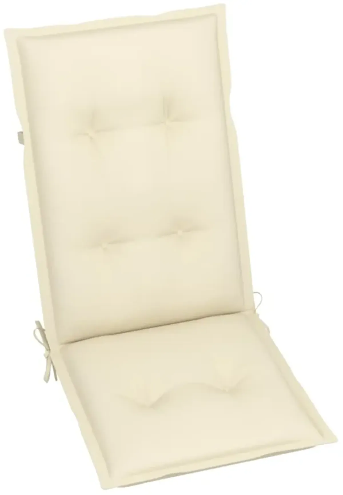 vidaXL Garden Chair Cushions 4 pcs Cream 47.2"x19.7"x2.8"