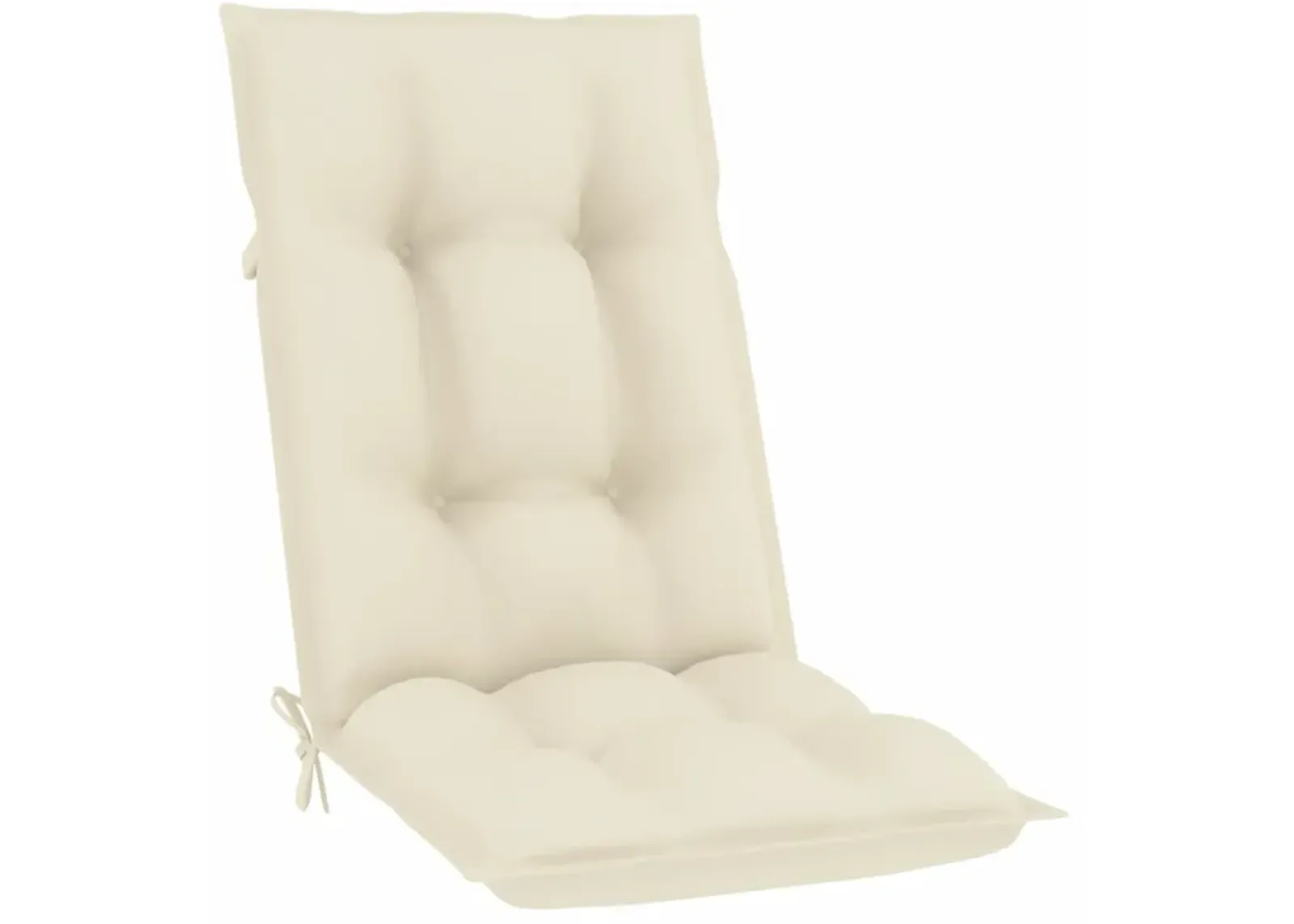 vidaXL Garden Chair Cushions 4 pcs Cream 47.2"x19.7"x2.8"