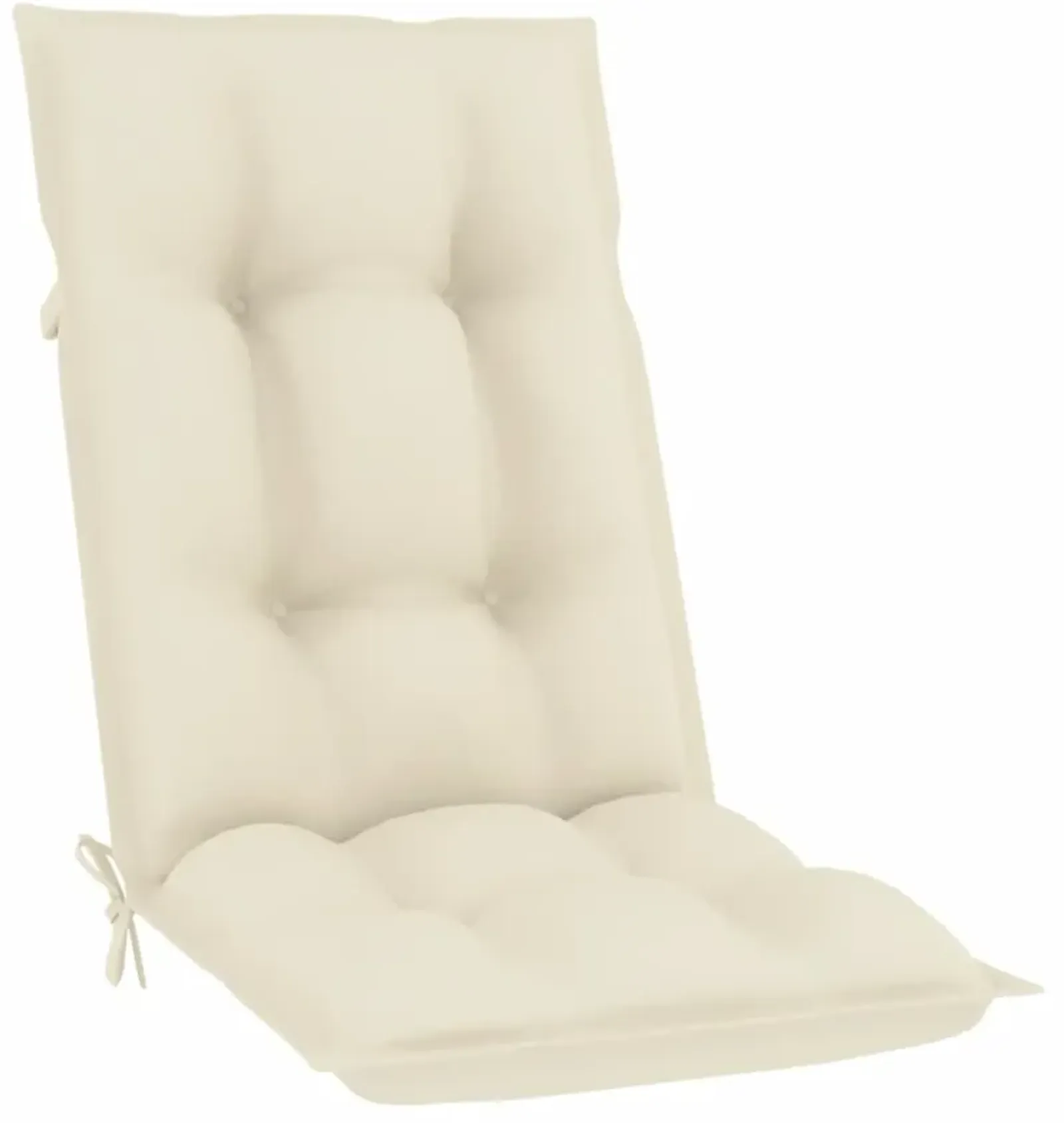 vidaXL Garden Chair Cushions 4 pcs Cream 47.2"x19.7"x2.8"