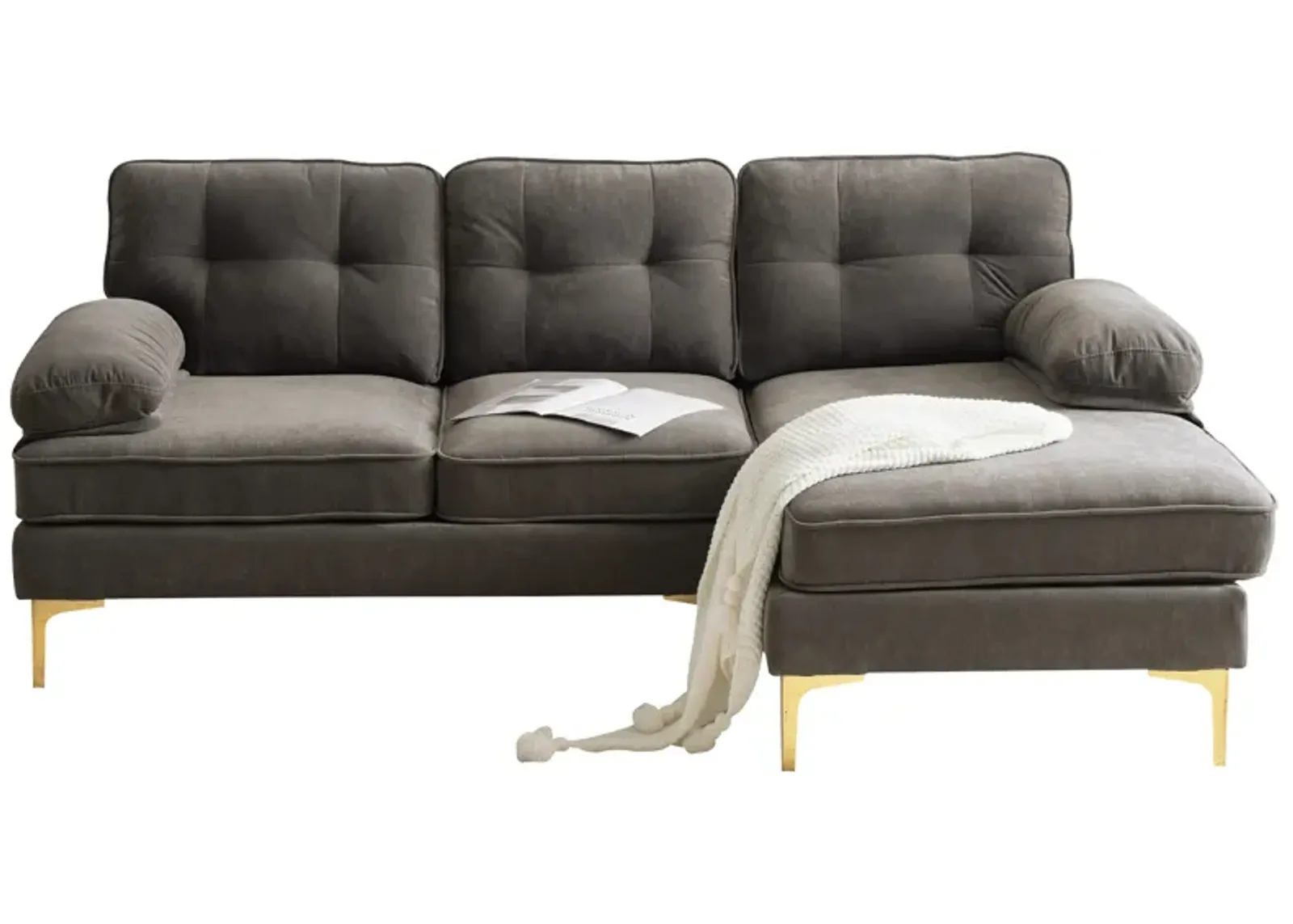 Merax 83" Modern Sectional Sofas Couches