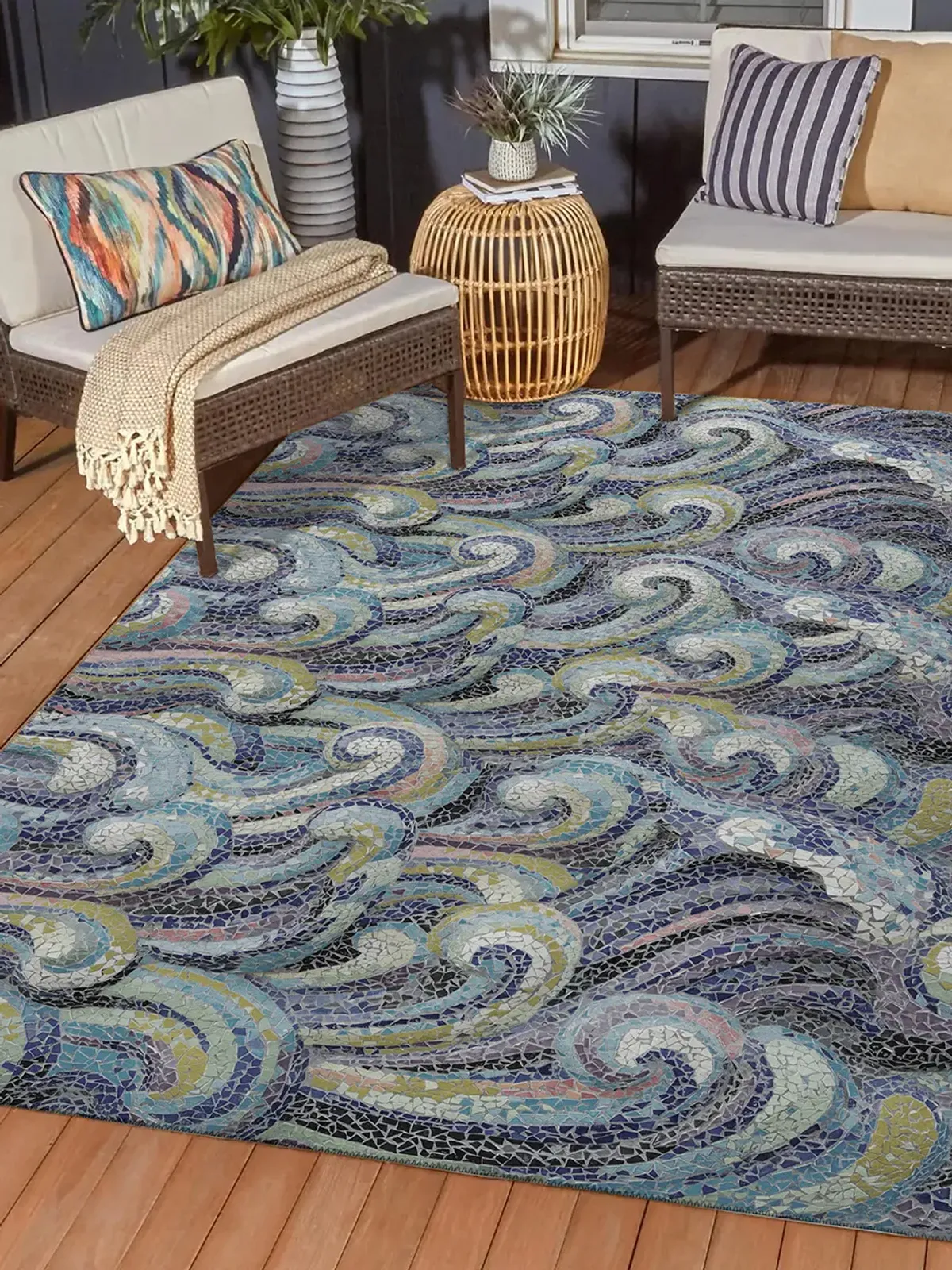 Seabreeze SZ14 Ink 30" x 46" Rug