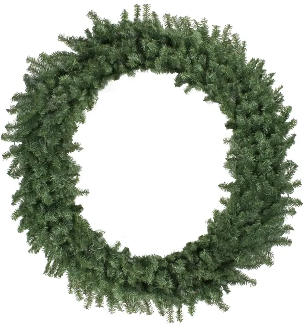 Canadian Pine Commercial Artificial Christmas Wreath  72-Inch  Unlit