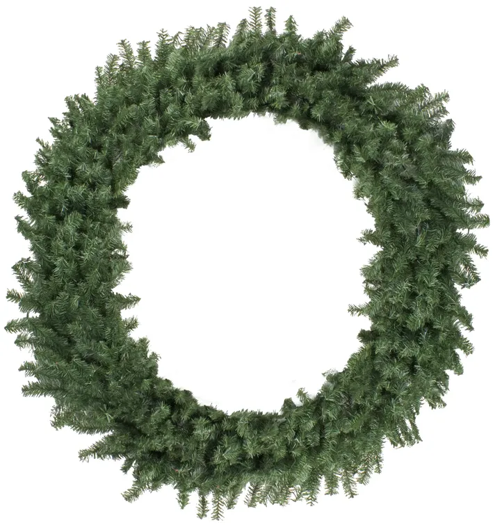 Canadian Pine Commercial Artificial Christmas Wreath  72-Inch  Unlit