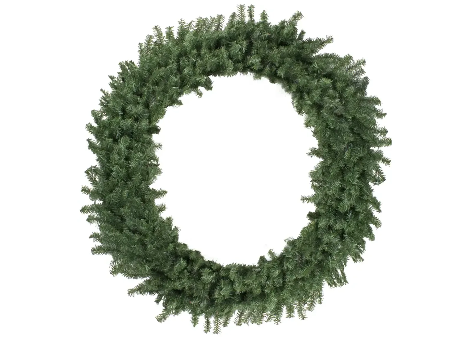 Canadian Pine Commercial Artificial Christmas Wreath  72-Inch  Unlit