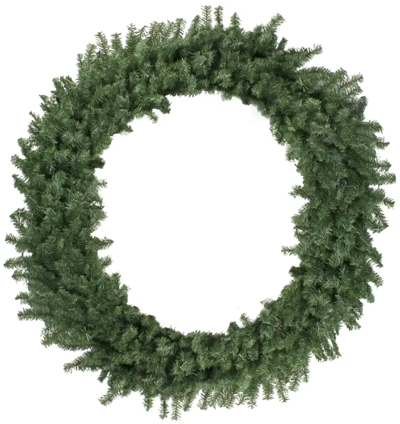 Canadian Pine Commercial Artificial Christmas Wreath  72-Inch  Unlit