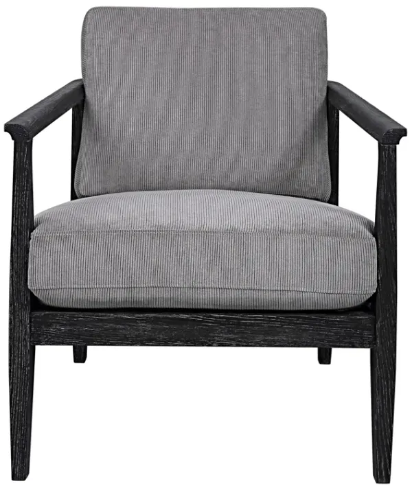 Brunei Modern Gray Accent Chair