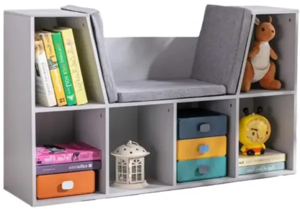 Kids Toy Storage Organizer with Shelves and Bins for Playroom & Bedroom