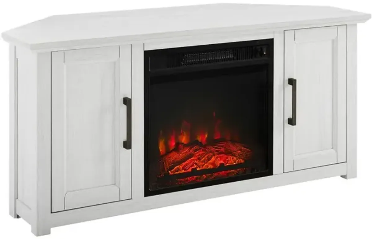 Crosley Furniture Camden Corner Fireplace TV Stand For 50+ Inch TV