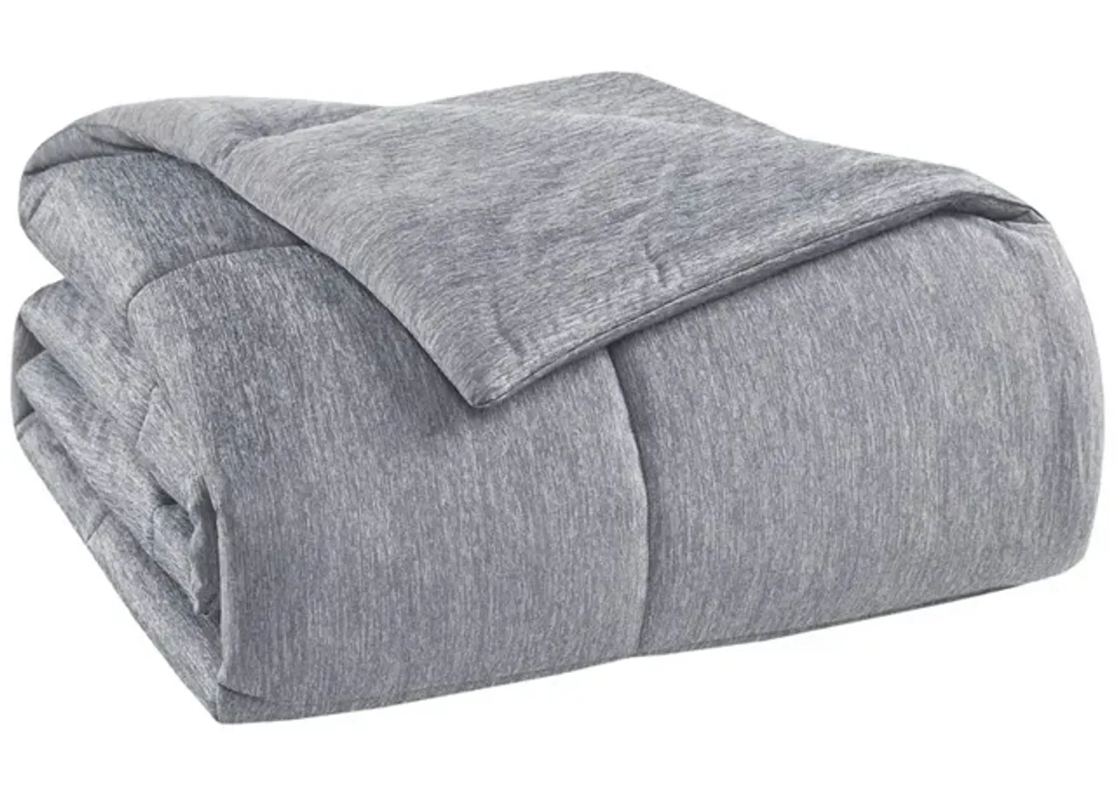 Gracie Mills Heathered Jersey Knit Down Alternative Comforter