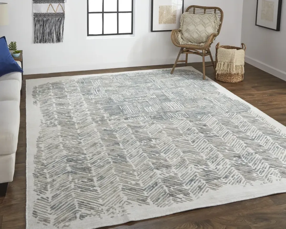 Elias 6891F Green/Blue/Ivory 9' x 12' Rug