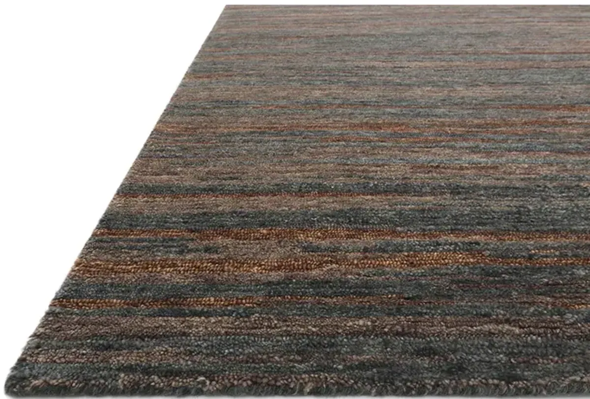 Halcyon HAC03 Rust/Lagoon 8'6" x 11'6" Rug