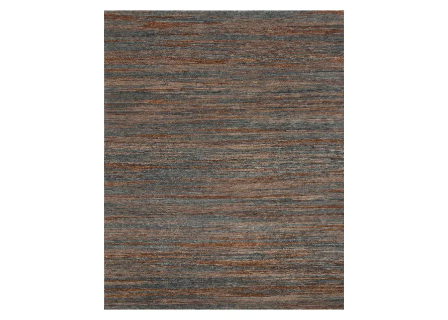 Halcyon HAC03 Rust/Lagoon 8'6" x 11'6" Rug