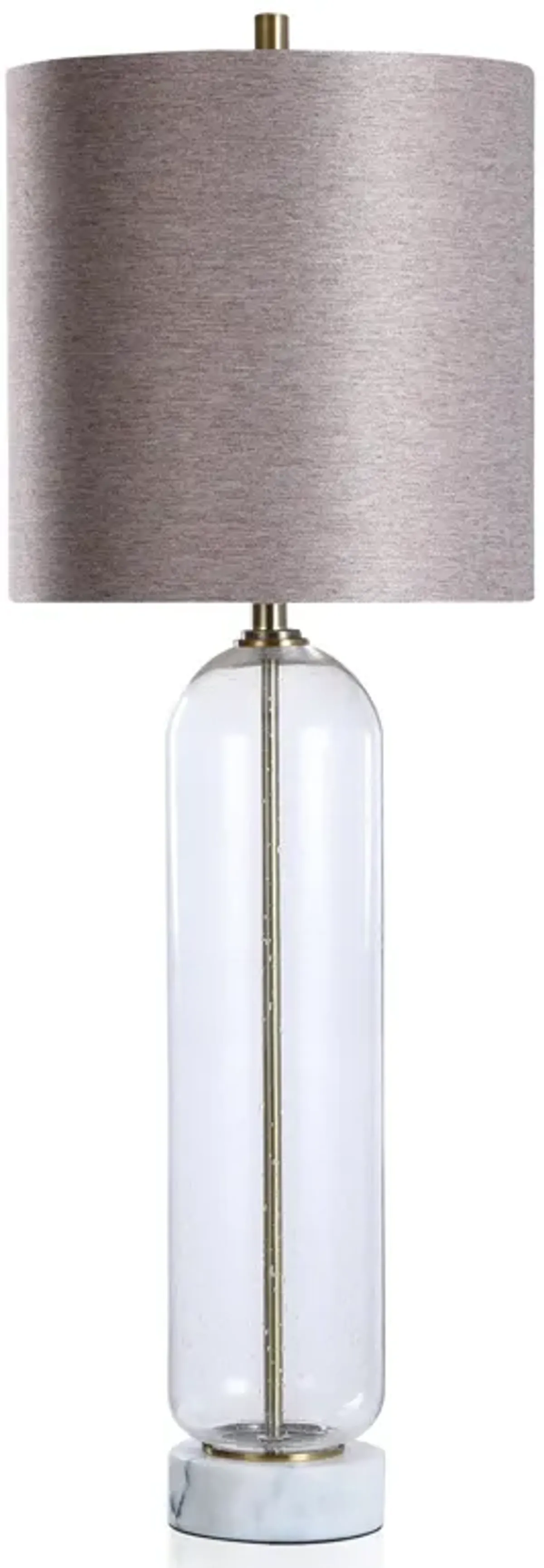 Seeded Clear Marble Table Lamp